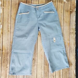 Lucy blue capri cargo pants Activewear